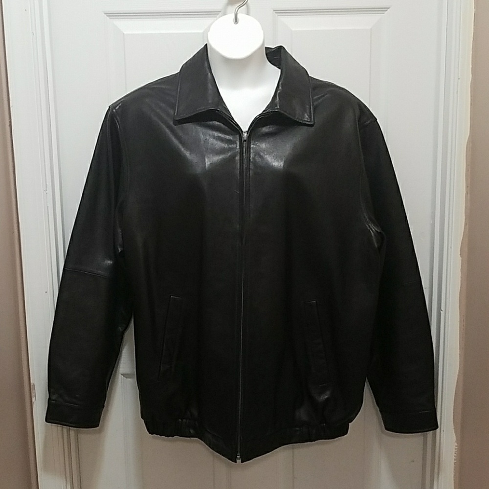 Men's leather jacket
